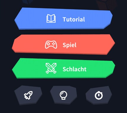 Der Homescreen der App mit allen Funktionen.