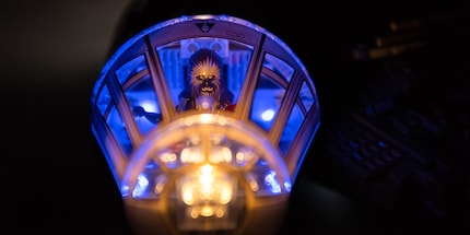 No need for Chewbacca to hide: this cockpit is a dream come true. Image: Thomas Kunz