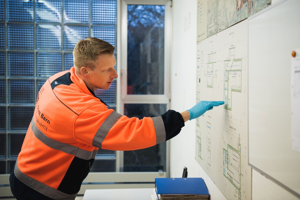 Raphael Flückiger leitet den Kanalnetzbetrieb Bern.