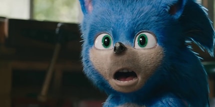 Sì, questo è stato il mio sguardo quando ho visto per la prima volta il trailer di Sonic.