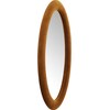 Kare Design Spiegel Velvet Braun Oval 150x90cm (90 x 150 cm)