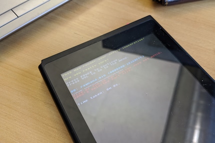 La Switch a démarré sans problème, mais la restauration des données est plus difficile.