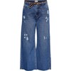 Only ONLSonny HW Wide Cropped Jeans (W30/L34)