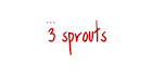 Logo of the 3 Sprouts brand
