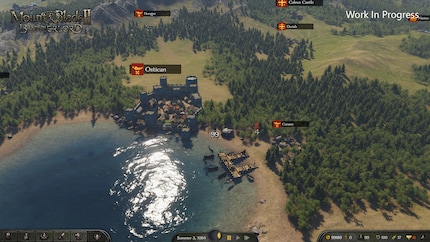 The overview map looks like «Total War» and the like.