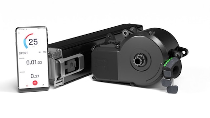 Il sistema fornisce 250 watt di potenza continua, 1500 watt di potenza massima e una coppia di 90 Newton per metro.