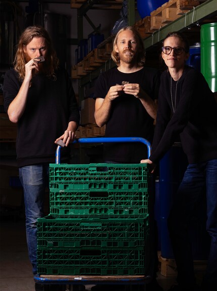 Das Design-Kollektiv Soeder: Johan Olzon, Kalle Westbom und Hanna Åkerström (v. l. n. r.). Bild: Mathyas Kurmann