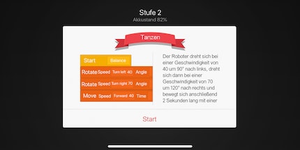 Il secondo passo è quello di programmare il robot Xiaomi Mi Robot Builder per farlo ballare.