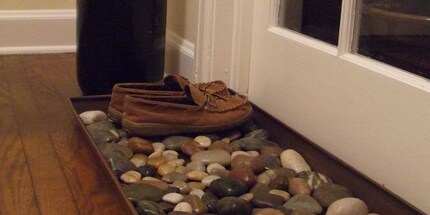 Die steinige Schuhmatte ist garantiert einzigartig. Bildquelle: Pinterest/eingang.turkcephe.tv