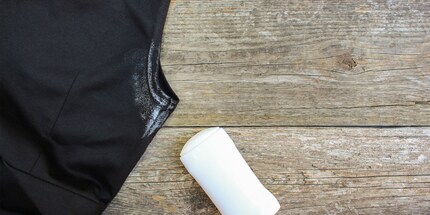 Deodorant stains don’t look good, but are easy to remove. Picture source: Stylebook