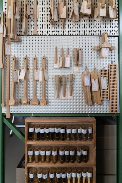 Une sélection de pièces détachées pour les pinceaux de PEKA.