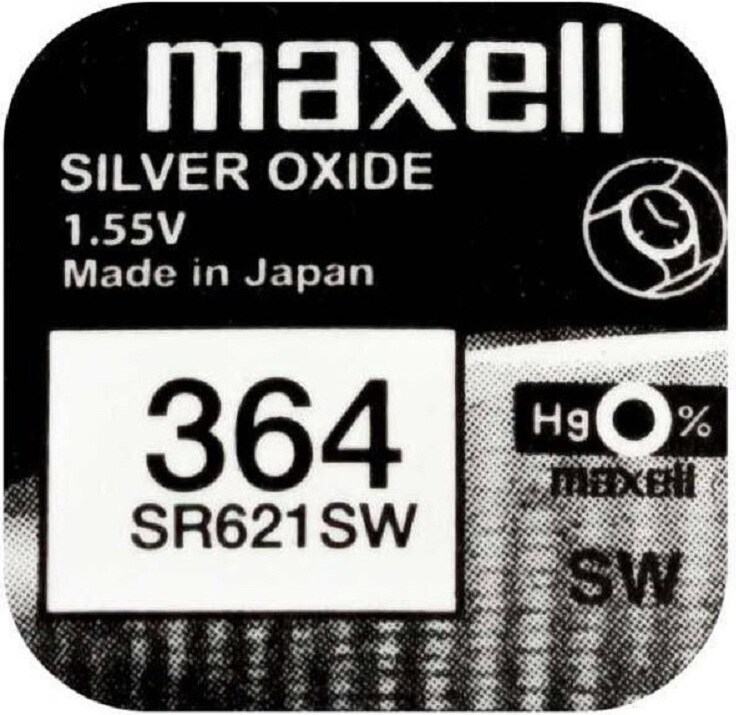 Maxell Knopfzelle SR621SW 10 Stück (10 Stk. CR2025) Galaxus