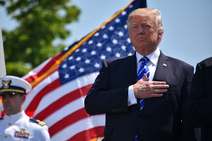 Donald Trump presidente democraticamente eletto degli USA