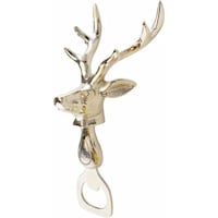 Boltze Home Bottle opener stag, silver