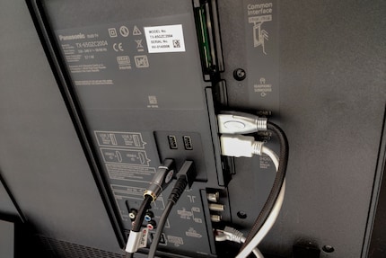 La TV ne manque pas de connecteurs, on a l'embarras du choix.