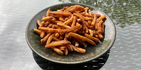 My chips made from waxy potatoes look great.