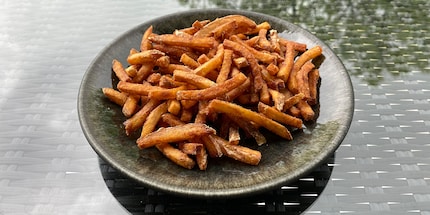 My chips made from waxy potatoes look great.