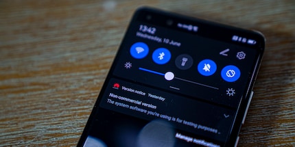 Il software sul mio P40 Pro+ per il test non è definitivo