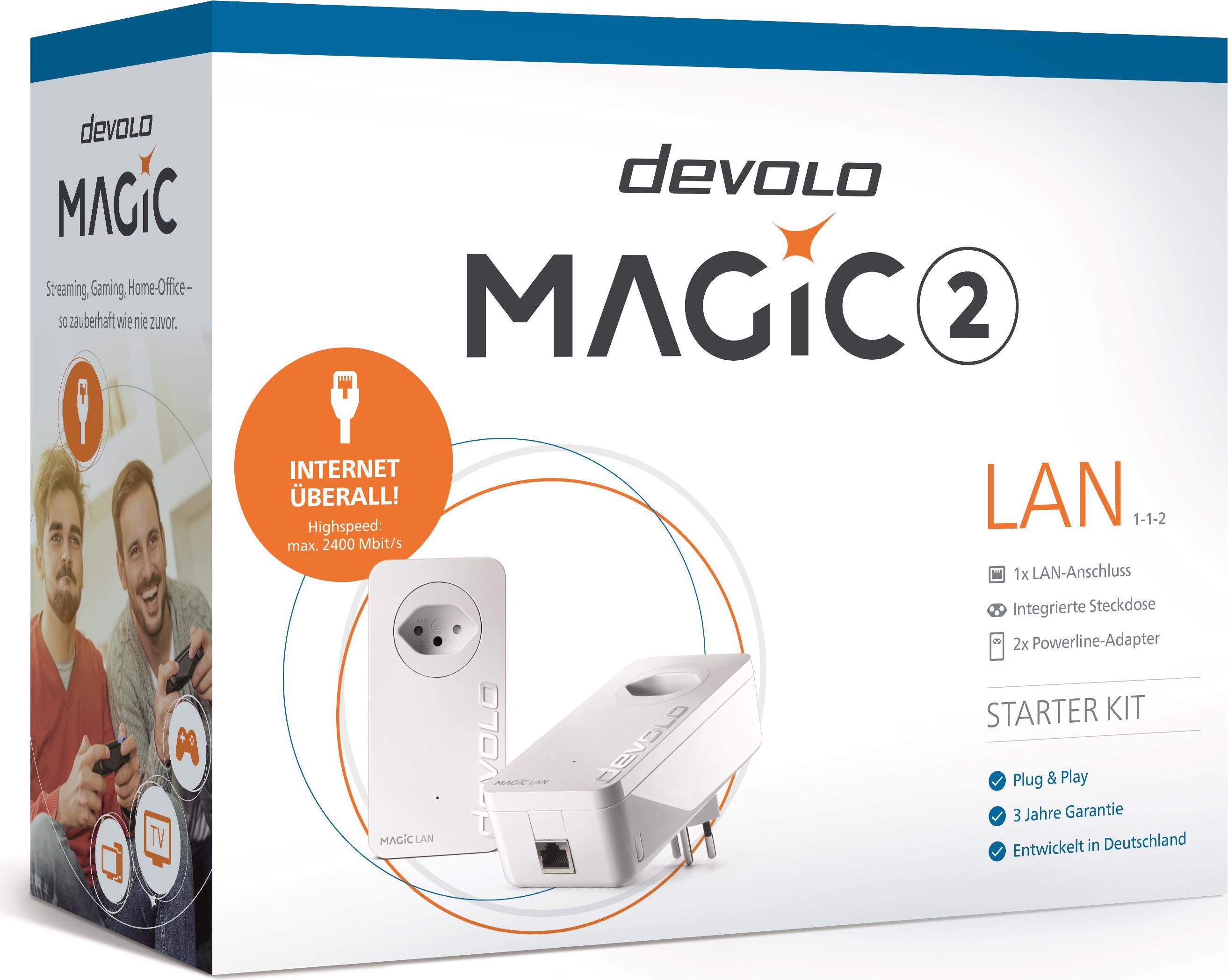 Devolo Magic 2 LAN Starter Kit 1-1-2 (2400 Mbit/s) Galaxus HE7528