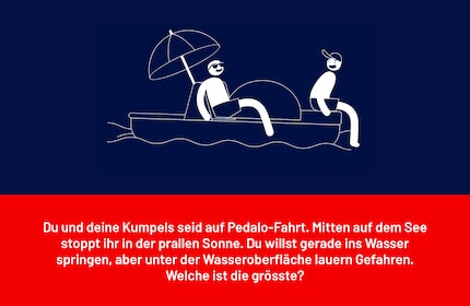 Pas de doigt d'honneur, mais des contenus adaptés aux médias sociaux et le Safety-Check sous forme de quiz sont disponibles sur saveyourfriends.ch.