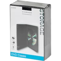 Vivanco Custodia DVD per una confezione da 5 DVD (CD)