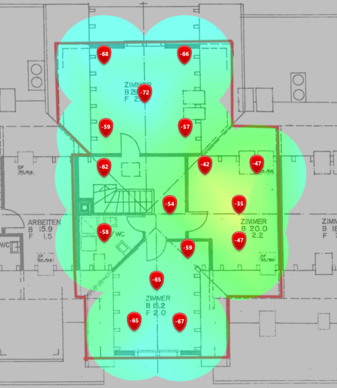 2,4 GHz au deuxième étage