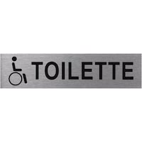 ProPlus Aluminum door sign " Disabled toilet "