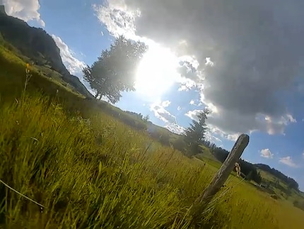 The moment before impact (For a moving image, just watch the video above)