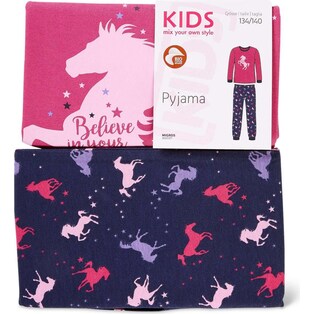 Kids Bio Mädchen Pyjama (134, 140)