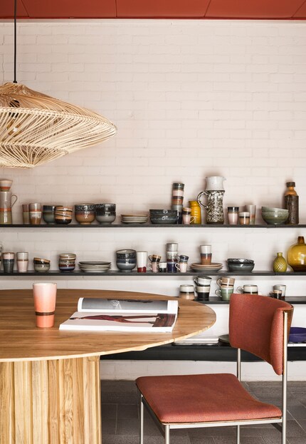 Well aligned, cups and plates will catch the eye. Photo: HK Living