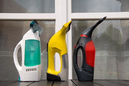 Leifheit Dry & Clean, Kärcher WV6 e Vileda Windowmatic Power.