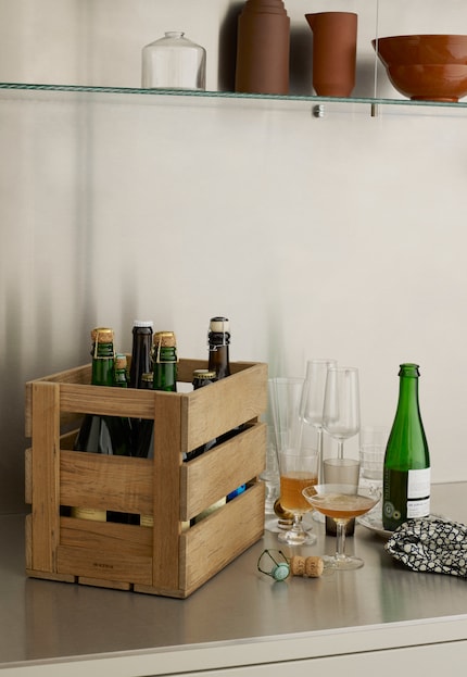Thanks to « Dania», your bottles will find their place. Photo: Skagerak