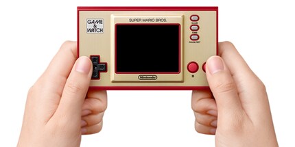 Im wahrsten Sinne ein Mini-Handheld: der neue Game & Watch. Bildquelle: Nintendo