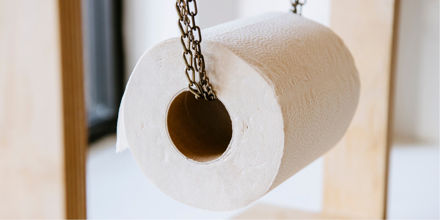 Aesthetically pleasing toilet roll holders