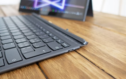 The keyboard and trackpad can also be used separately.