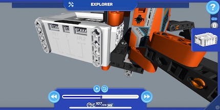 In 3D e animato: ecco come si presenta il montaggio nell’app.