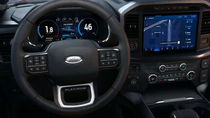 Les tableaux de bord exploitent l'espace du F-150