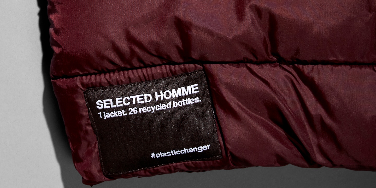 Vestes mi-saison Plastic Change signées Selected