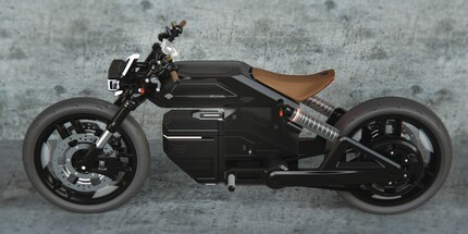 Die Linienführung am Bike ist klar erkennbar