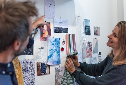 Les moodboards donnent le ton pour la collection à venir.