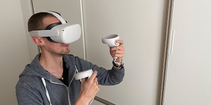 La batterie du Quest 2 d’Oculus permet de jouer pendant presque trois heures.