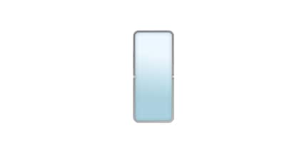 When opened, you're greeted by a rectangle with rounded corners.