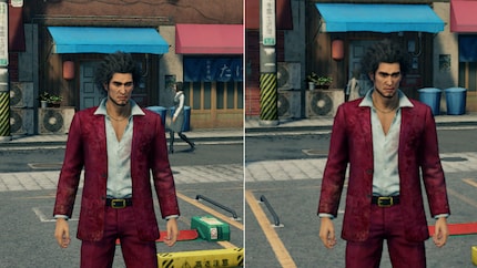 «Yakuza Like a Dragon» looks a lot more washed out with the Series S on a UHD TV.