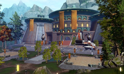 Questo è l'aspetto di Tython nel MMORPG «The Old Republic» del 2011.