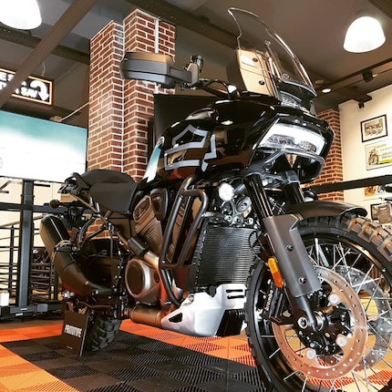 Il prototipo della Harley-Davidson Pan America.