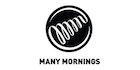 Logo of the Many Mornings brand