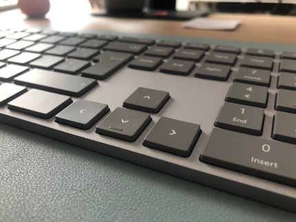 All rank and file: the keys on the Surface Keyboard.