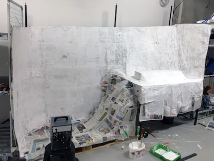 Lentement, le paysage prend forme.