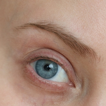 Mes cils « non traités ».