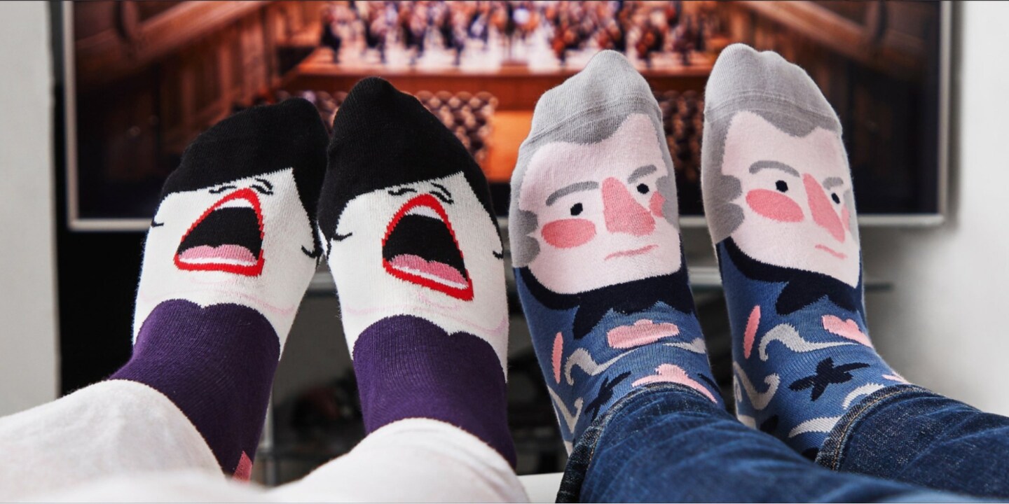 Diese Modelle von Chattyfeet runden jeden überdramatischen Opernabend ab (Foto: @ChattyFeet auf Twitter).